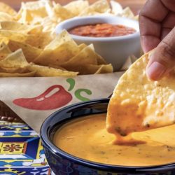 free Southwestern Queso and chips